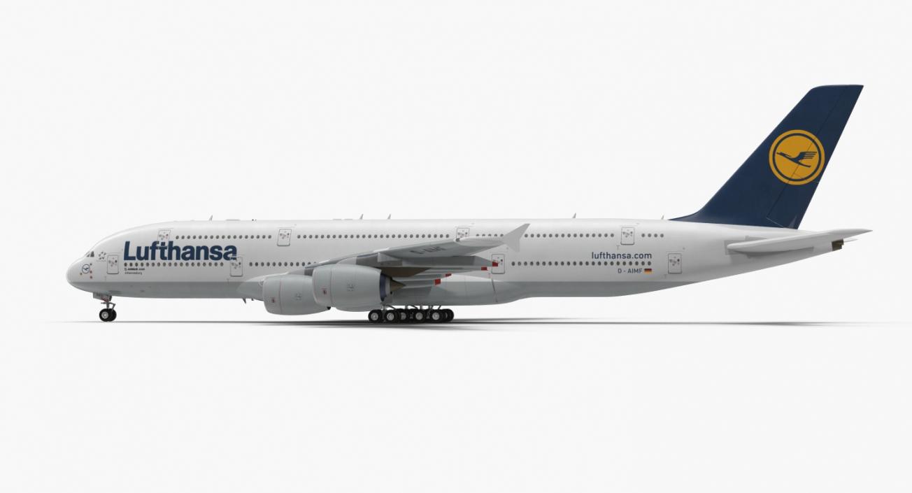 Airbus A380-1000 Air France 3D